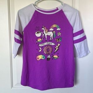 Girl’s SO Purple Pajama Top Size: 14